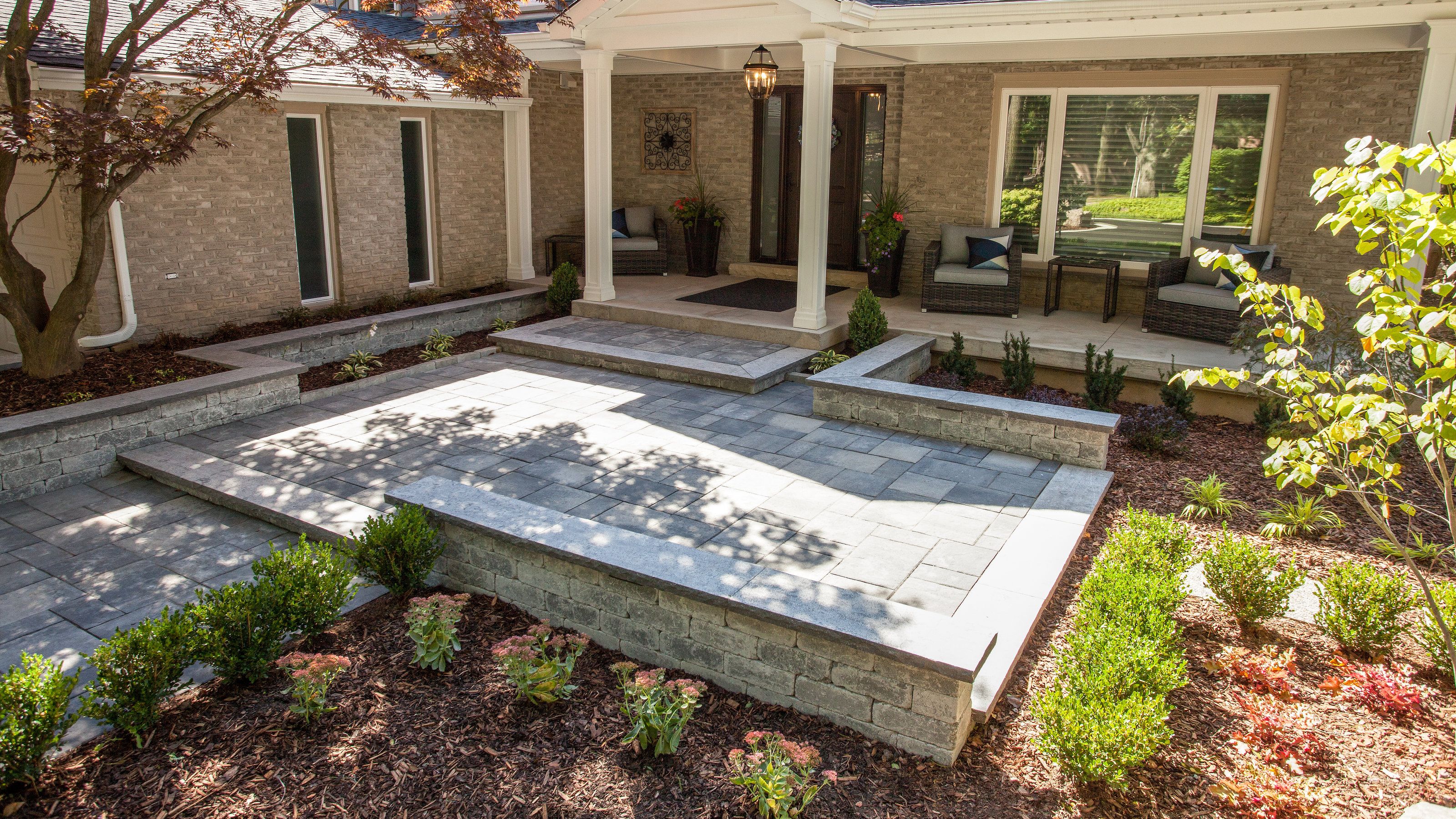 Detailed view of entryway design