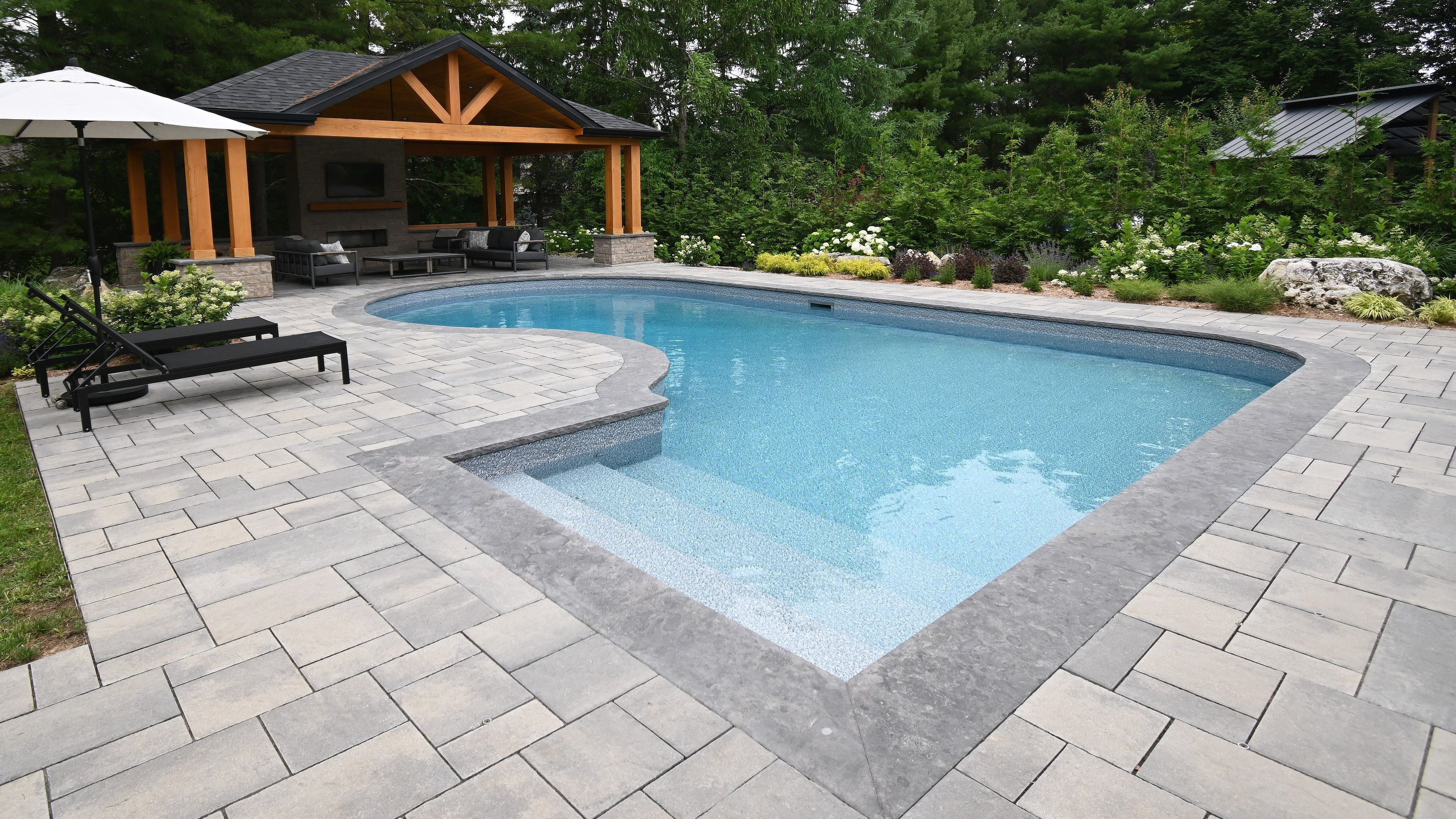 Family-friendly swimming pool with shallow area