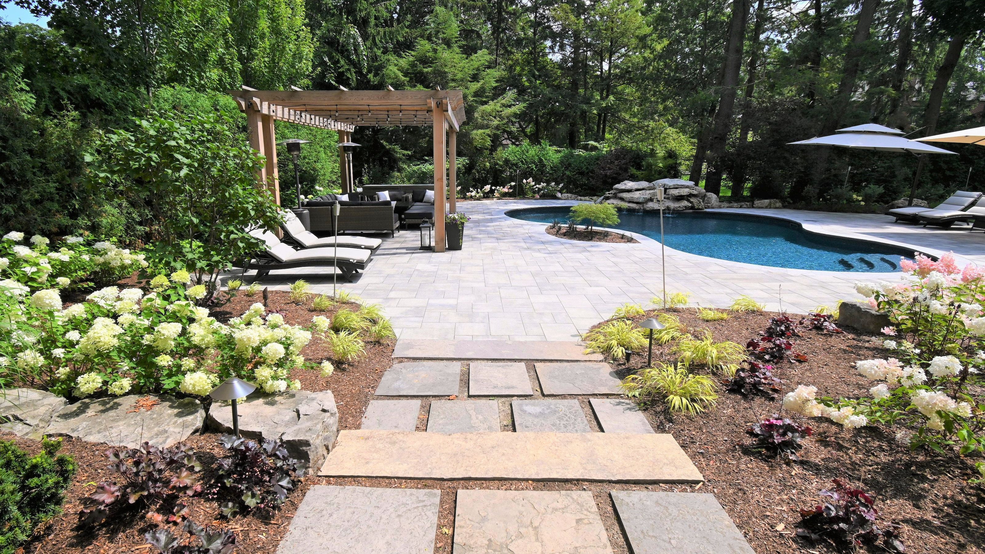 Custom Woodworking Details on Patio