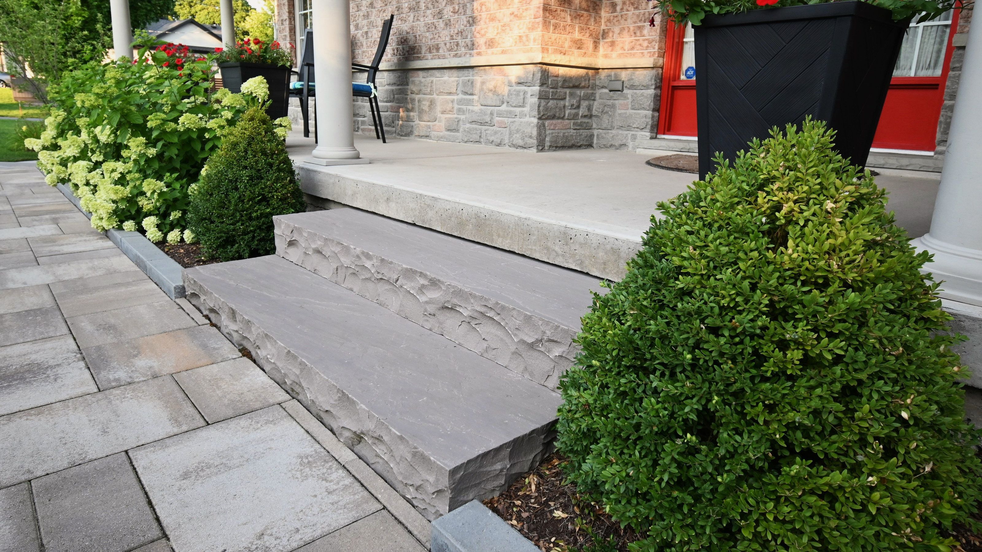 Steps to House in Backyard Relaxation Project