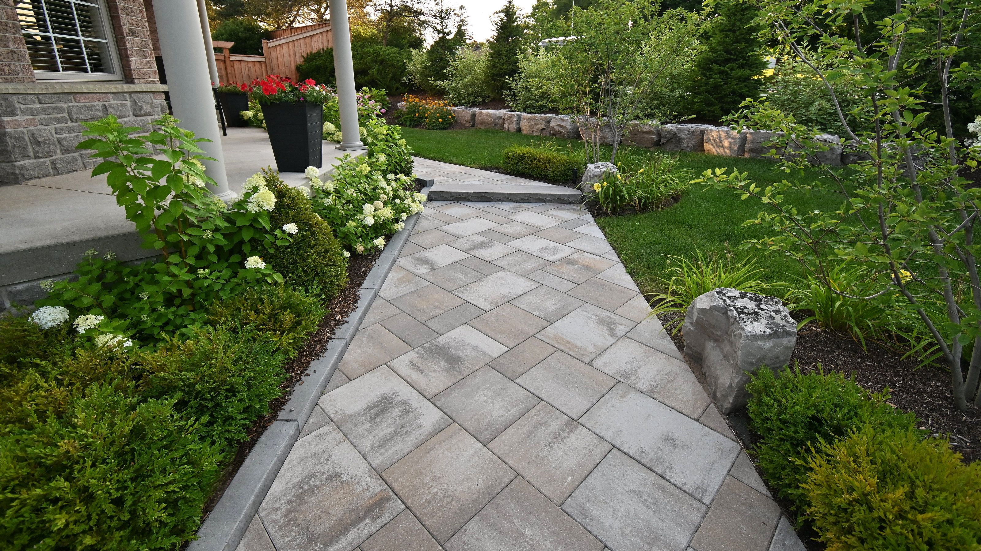 Walkway in Backyard Relaxation Project