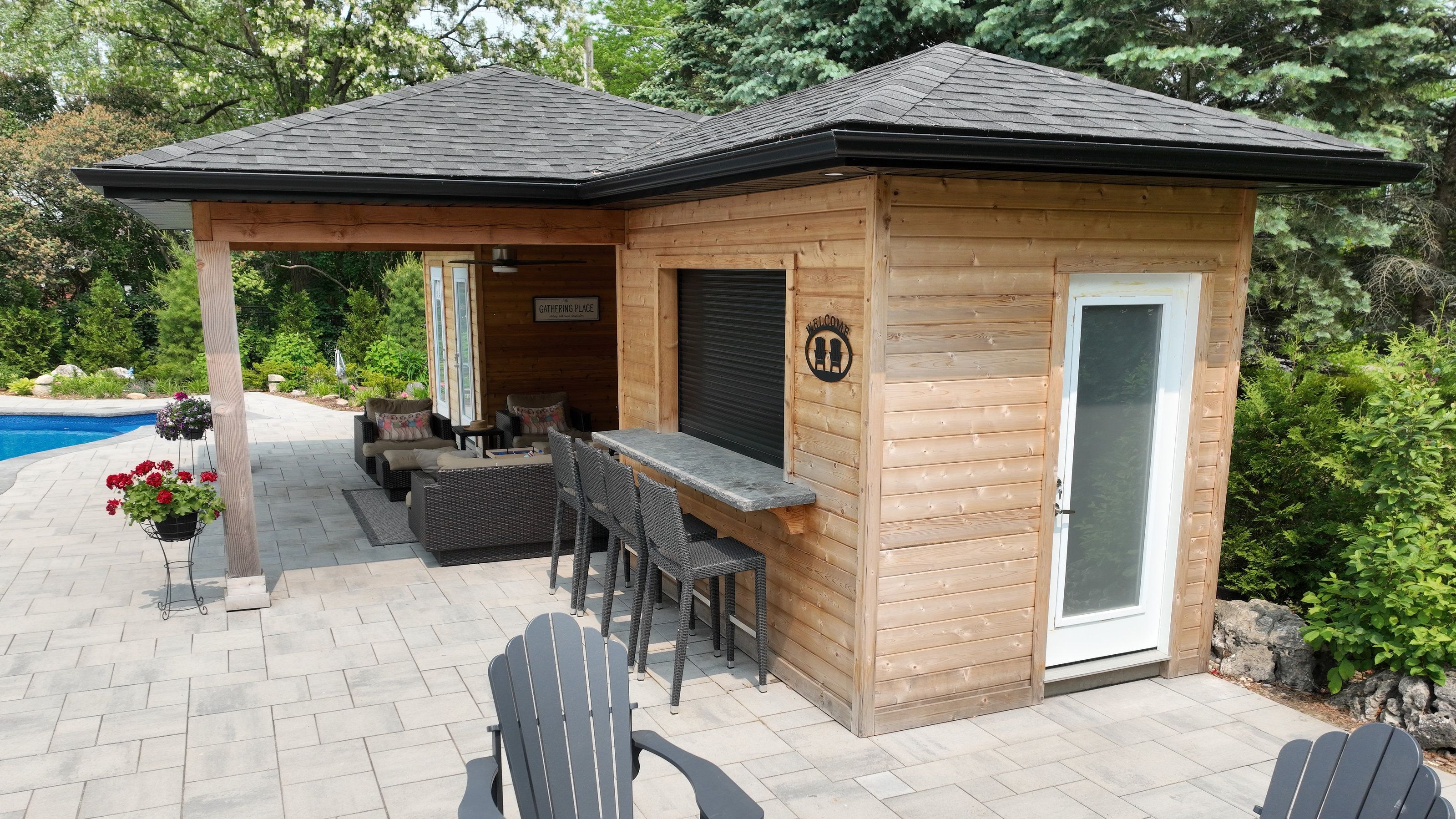 Pavilion Side Door Detail