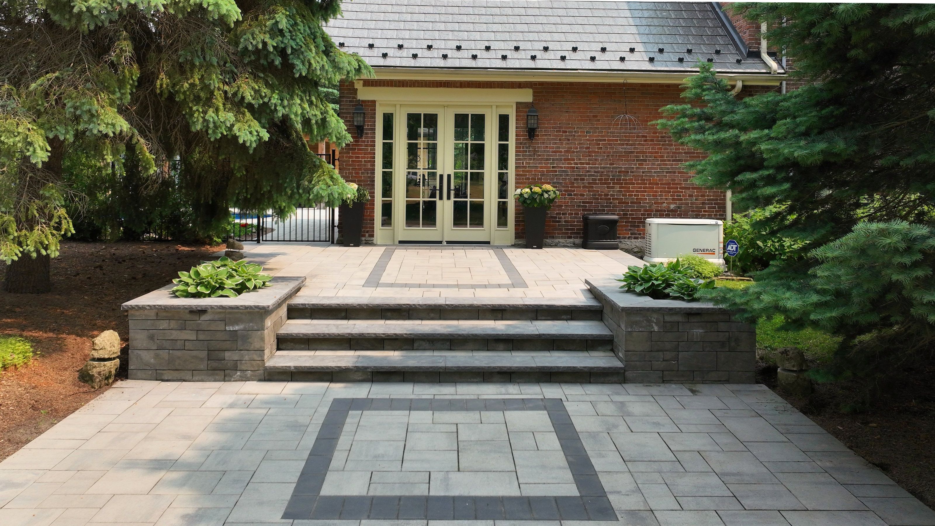Side Patio Steps Entrance