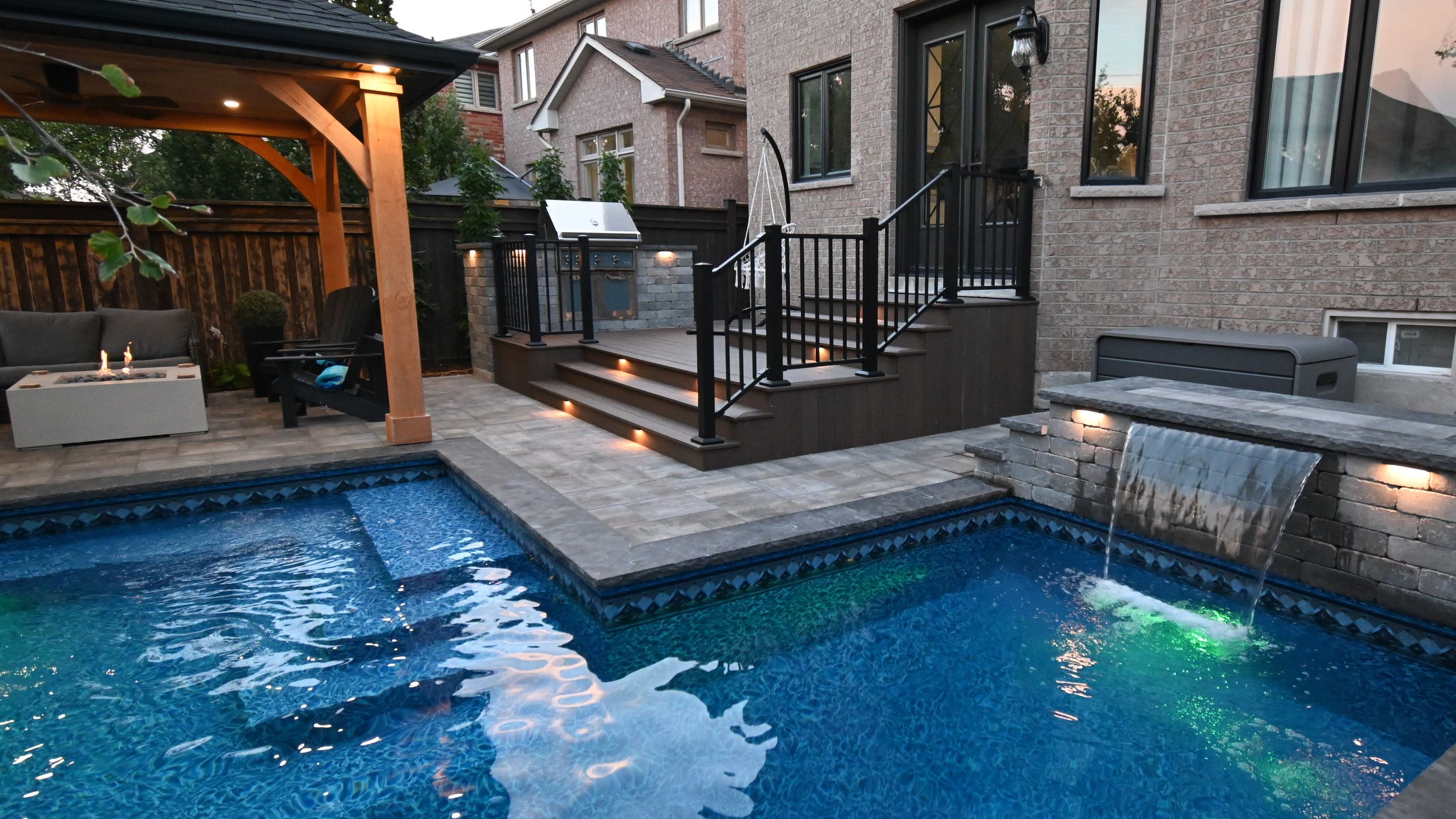 Waterfall Feature in Cozy Chill Project