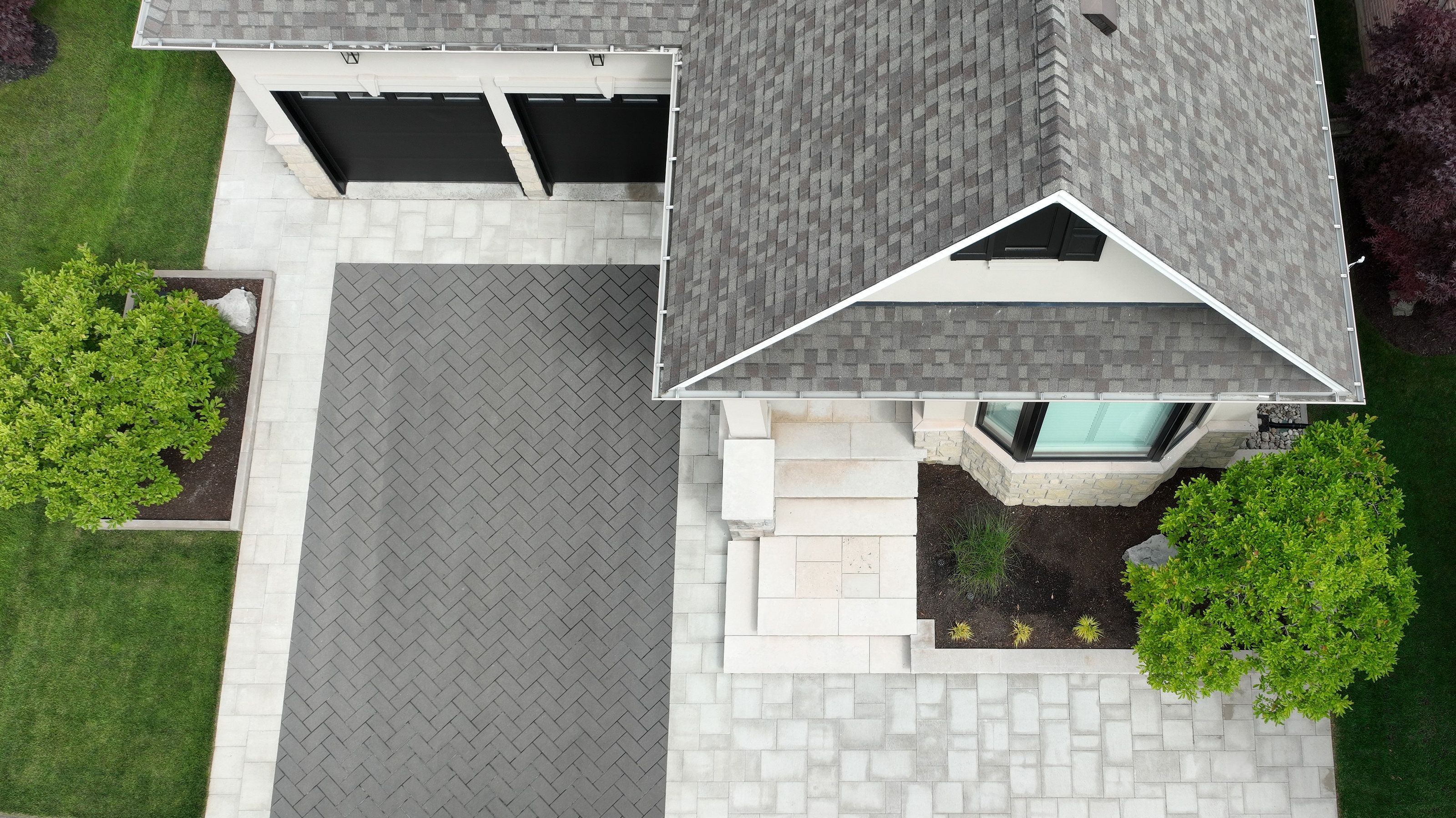 Overhead View of Curbside Charm Project