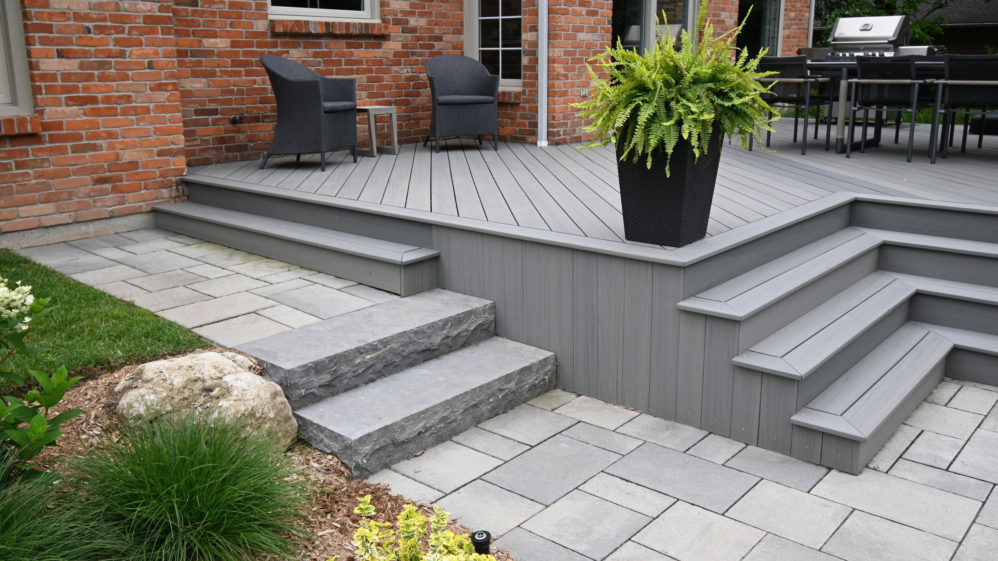 Detailed Deck Work at Staycation Resort