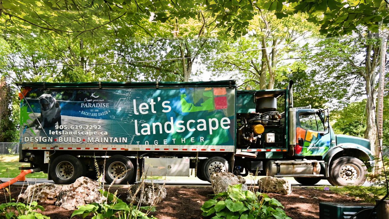 Let's Landscape Together's Blower Truck