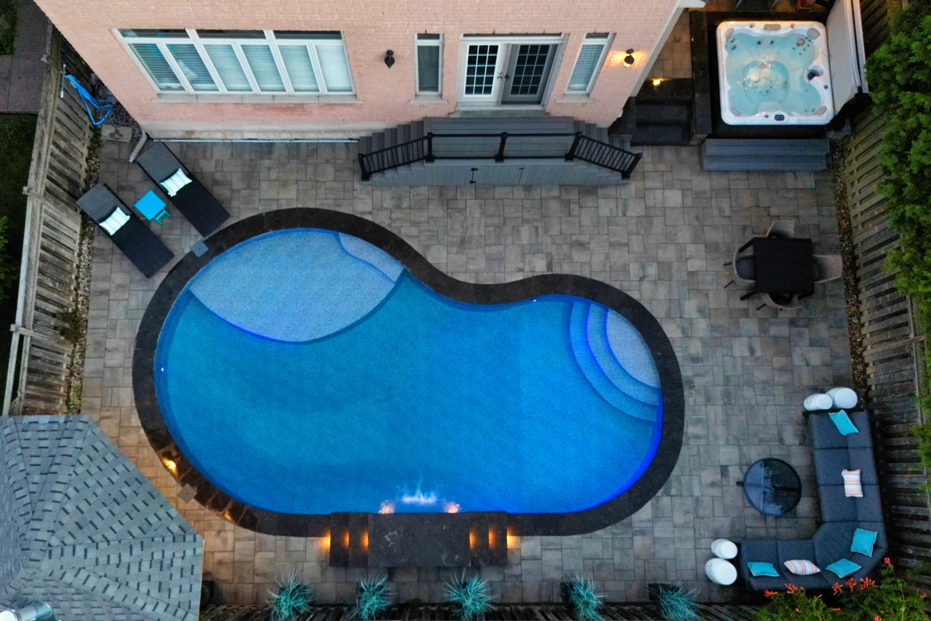 Completed Backyard and Swimming pool renovation